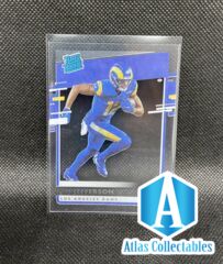 Van Jefferson Rated Rookie 2020 Chronicles Donruss Clearly Football Rams #RR-VJ